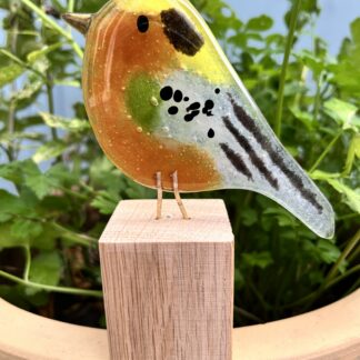 Bird on Stand - Goldcrest