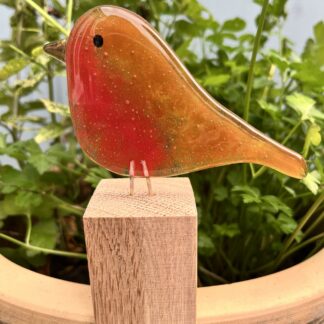 Bird on Stand - Robin